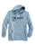 Tin Haul Mens Distressed Logo Blue Cotton Blend Hoodie