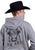 Tin Haul Mens Bold Bull Grey Cotton Blend Hoodie