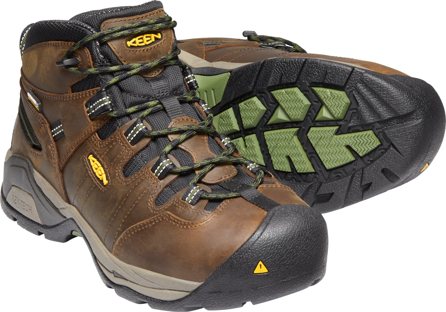 Keen Utility Mens Detroit XT Mid St WP Cascade Brown Bronze Leather Wo The Western Company