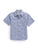 Ely and Walker Kids Boys Paisley Print Snap Navy 100% Cotton S/S Shirt