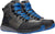 Keen Utility Mens Red Hook Mid WP Steel Grey/Bright Cobalt Leather Work Boots