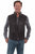 Scully Mens Rugged Quilted Black Leather Leather Vest