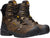 Keen Utility Mens Independence 8in WP Dark Earth/Black Leather Work Boots