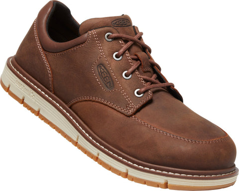 Keen Utility Mens San Jose Gingerbread/Off White Leather Work Shoes