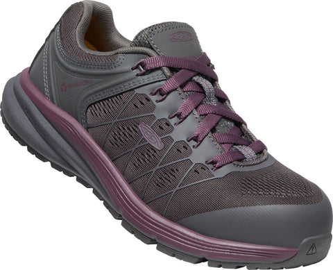 Keen Utility Womens Vista Energy ESD Magnet/Prune Purple Mesh Work Shoes