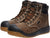 Keen Utility Mens Fort Wayne 6in WP Soft Toe Dark Earth/Gum Leather Work Boots