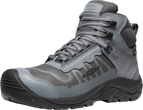 Keen Utility Mens Reno Mid KBF WP Magnet/Black Leather Work Boots