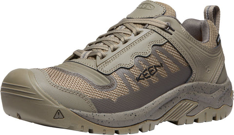 Keen Utility Mens Reno KBF WP Soft Toe Brindle/Morel Leather Work Shoes