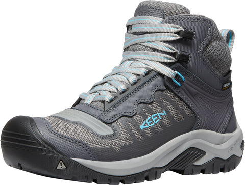 Keen Utility Womens Reno Mid KBF WP Soft Toe Magnet/Ipanema Leather Work Boots