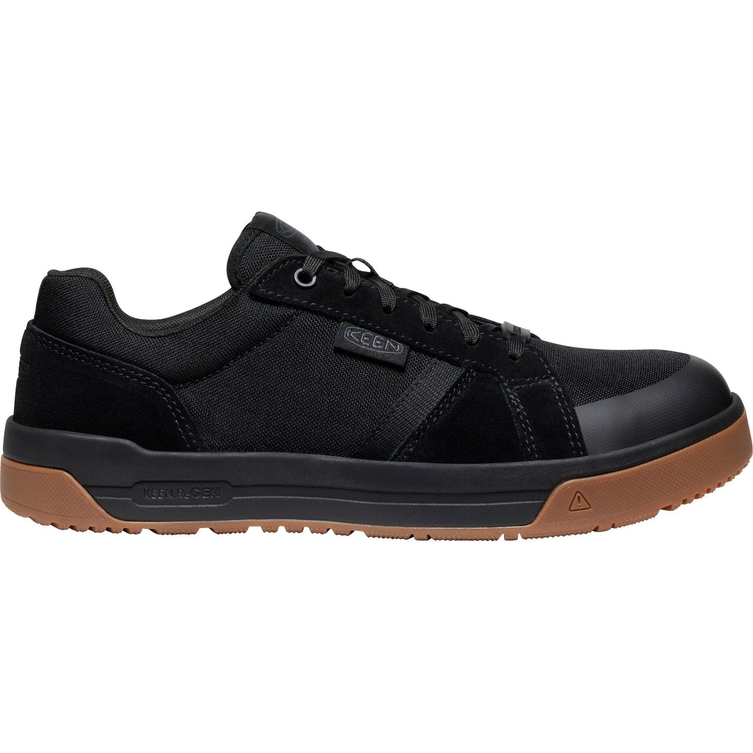 Keen Utility Mens Kenton CT Black Gum Canvas Work Shoes The Western Company