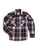 Ely and Walker Kids Boys Western Textured Plaid Blue/Black Poly/Cotton L/S Shirt