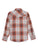 Ely and Walker Kids Boys Western Textured Plaid Rust Poly/Cotton L/S Shirt