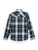 Ely and Walker Kids Boys Textured Plaid Western Green Poly/Cotton L/S Shirt