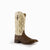 Ferrini Mens Kango Leather Smooth Ostrich S-Toe Morgan Cowboy Boots