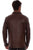 Scully Mens Contemporary Western Shirt Chocolate Leather Leather Jacket XLT