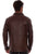 Scully Mens Contemporary Western Shirt Chocolate Leather Leather Jacket