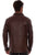 Scully Mens Western Shirt Chocolate Leather Leather Jacket