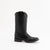 Ferrini Mens Black Leather Caiman Body S-Toe Dakota Cowboy Boots