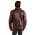 Scully Mens Washed Jean Cognac Leather Leather Jacket