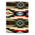 Rockmount Unisex Native Pattern Western Brown Fleece Throw Blanket