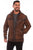 Scully Mens Brown Leather Burnished Jacket