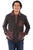 Scully Mens Unbridled Zip Brown Leather Leather Jacket