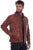 Scully Mens Classic Zip Front Cognac Leather Leather Jacket