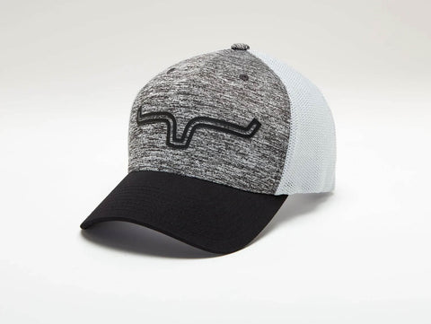 Kimes Ranch Unisex 110 Double Trac Grey Heather Polyester Trucker Cap
