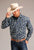 Stetson Mens Detailed Pailey Blue 100% Cotton L/S Shirt