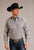 Stetson Mens Diamond Geo Grey 100% Cotton L/S Shirt