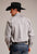 Stetson Mens Diamond Geo Grey 100% Cotton L/S Shirt