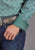 Stetson Mens 2141 Wallpaper Medallion Green 100% Cotton L/S Shirt