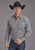 Stetson Mens 2236 Diamond Geo Black 100% Cotton L/S Shirt