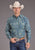 Stetson Mens 2389 Marble Paisley Blue 100% Cotton L/S Shirt