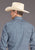 Stetson Mens 2390 Navy Medallion Blue 100% Cotton L/S Shirt