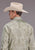 Stetson Mens Sand Dollar Paisley Brown 100% Cotton L/S Shirt