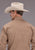 Stetson Mens 2516 Spice Mosaic Brown 100% Cotton L/S Shirt