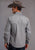Stetson Mens Grey 100% Cotton Ghost Print L/S Shirt