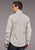 Stetson Mens Silver Filagree Grey 100% Cotton L/S Shirt