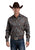 Stetson Mens 2575 Fall Paisley Brown 100% Cotton L/S Shirt