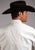 Stetson Mens White 100% Cotton Pinpoint Oxford L/S Shirt