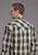 Stetson Mens Coal Ombre Black 100% Cotton L/S Shirt