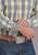Stetson Mens 2514 Cinnabar Plaid Tan/Blue 100% Cotton L/S Shirt