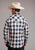 Stetson Mens Indigo Dobby Blue 100% Cotton L/S Shirt S