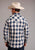 Stetson Mens Indigo Dobby Blue 100% Cotton L/S Shirt