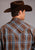 Stetson Mens 1192 Lake Plaid Brown/Blue 100% Cotton L/S Shirt