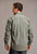 Stetson Mens Tonal Tile Green 100% Cotton L/S Shirt