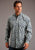 Stetson Mens Blue 100% Cotton Greenspring Paisley BD L/S Shirt