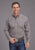 Stetson Mens 2145 Mini Foulard Grey 100% Cotton 1 Pkt L/S Shirt