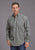 Stetson Mens 2138 Medallion Print Blue 100% Cotton 1 Pkt L/S Shirt